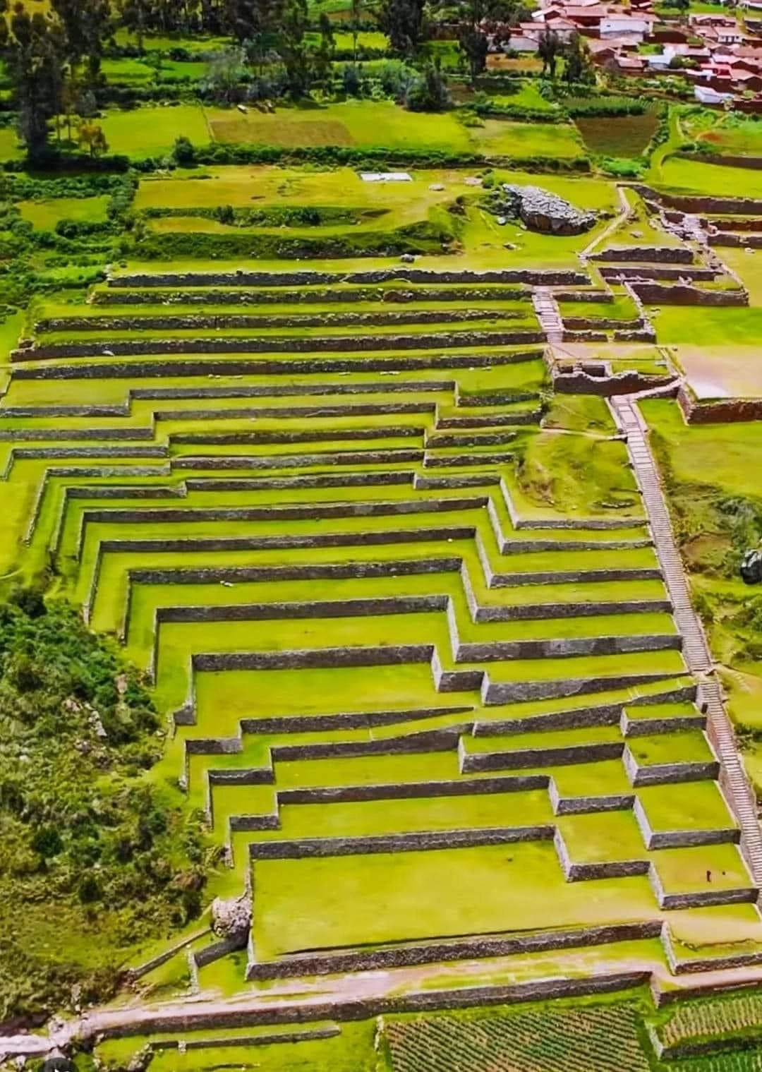 Inca terraces in Cusco, Peru