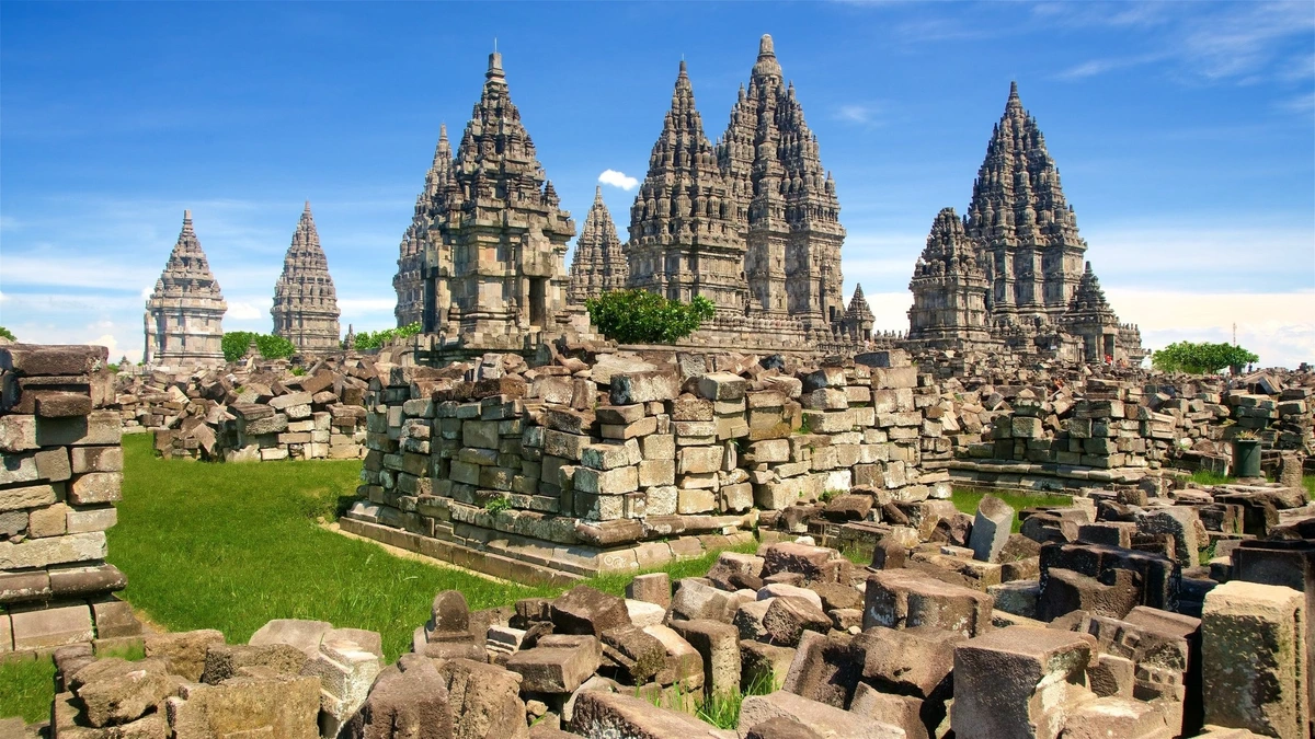 ruins of Prambanan Temple, Indonesia