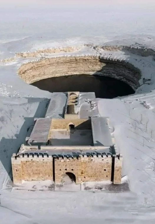 Caravanserai of Obruk Han dating back to the 13th century AD, Turkiye
