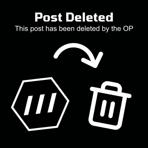 This post has been deleted
