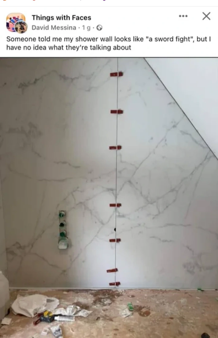 It could have been worse if it was book-matched