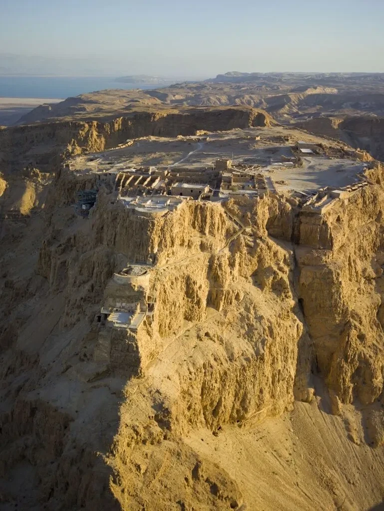 Ruins of the fortress of Masada, Israel