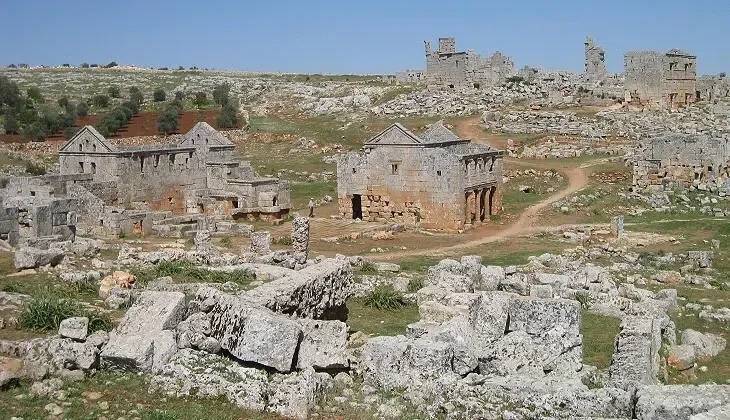 Byzantine ruins of Sergilla, modern-day Syria