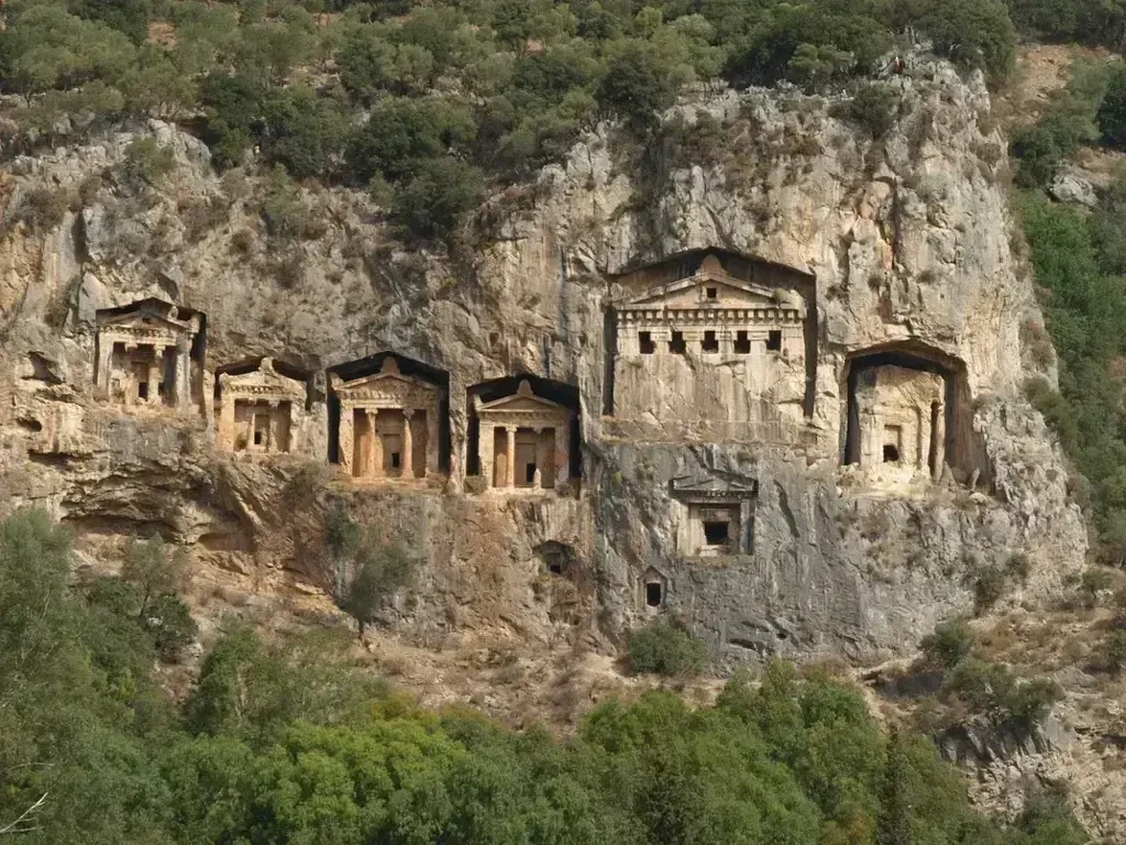 Lycian Rock Tombs, Turkiye